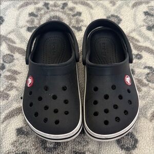 CROCS Kids Black Slip-On Sandals